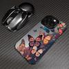 Cartoon Butterfly Case for iPhone 17 Pro Max 14 Plus Air 13 11 16 12 Pro 15 Phone Cover