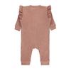 Комбинезон для девочки без пинеток 6-18 месяцев Dark Salmon