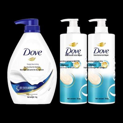 Набор Dove Глубоко питающий гель для душа и шампунь с аминокислотами