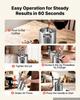 Nitro Cold Brew Coffee Maker 2L Nitrogen Dispenser System, Home Brew Coffee Keg, Portable Nitrogen Infuser with Dispenser and Pressure Relieving