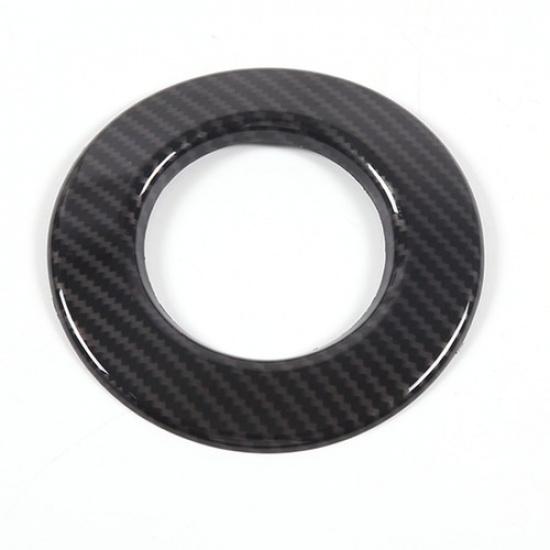 Carbon fiber Style Steering Wheel  Ring Trim Fit For Corvette C6 2005-2013