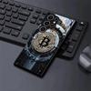 Стеклянный чехол для телефона с узором Bitcoin, подходит для Samsung Galaxy S26 S25 S24 S23 S22 S20 FE/Ultra/Plus, противоударная задняя крышка