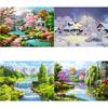 5D DIY Landscape Diamond Painting Scenery Pictures Diamond Embroidery Full Round Drill Rhinestones Crafts Home Decor Gift