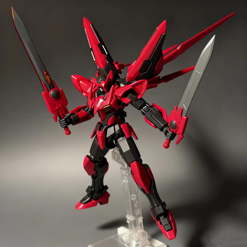 Hg 1/144 Bf Exia Dark Matter Сборная Модель Фигурка Действия Кукла ПВХ Игрушка Меха Фигурка Коллекционная Украшение Сюрприз Подарок для Мальчика