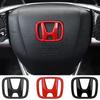 Накладка-значок рулевого колеса с логотипом H для Civic Accord CR-V Fit Odyssey City, разноцветные аксессуары для модификации интерьера автомобиля