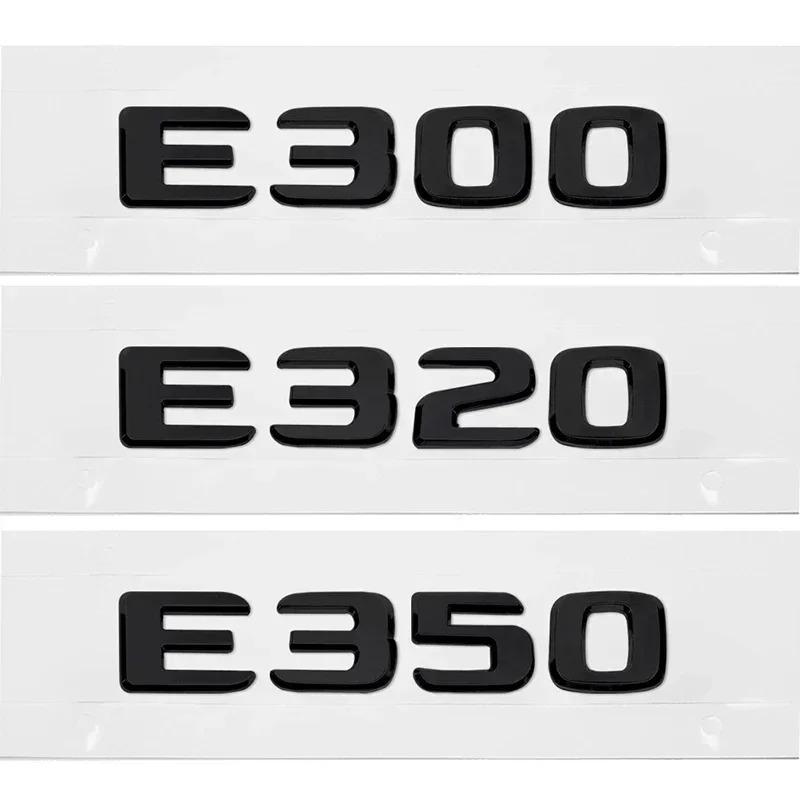 3D Letters Car Tail Emblem Rear Trunk Sticker Badge for Mercedes Benz E200L E260L E300 E320L E320 E350L E350 E500 E550 E Class