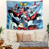 Personalized UFO Robo Grendizer Background Tapestry,Custom Name Birthday Party,Multifunctional Wall Decoration for Home Decor,Various Occasions