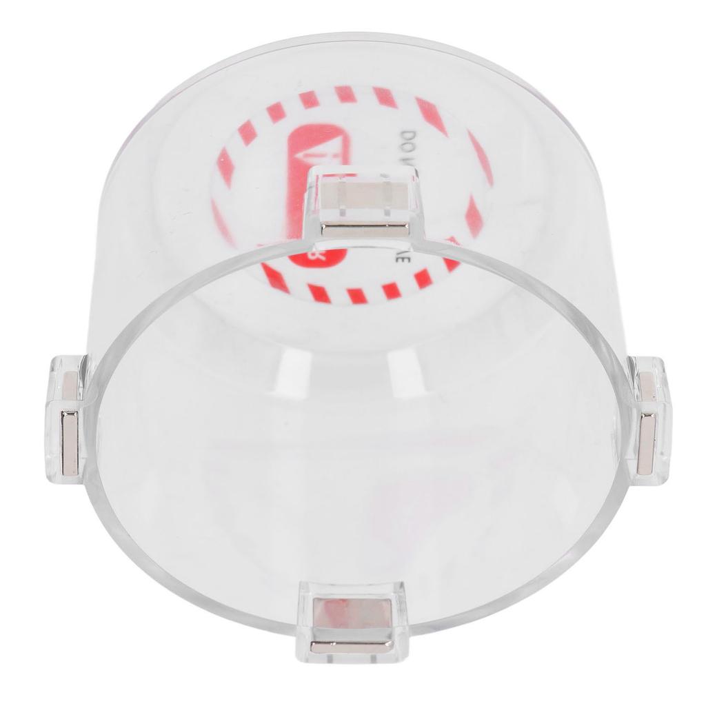 Magnetic Emergency Stop Button Cover Round Transparent Push Button Switch Guard for Industrial Control Device