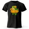 Лягушка, которая не умеет плавать Хлопковая футболка с коротким рукавом, доступная в нескольких цветах, мужская, оверсайз, дышащая футболка