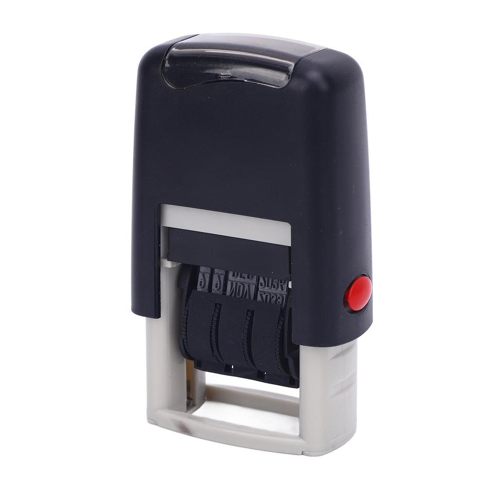 Штамп с датой 25x2,8 мм Английская дата Четкий отпечаток Быстросохнущий Самозаливной штамп