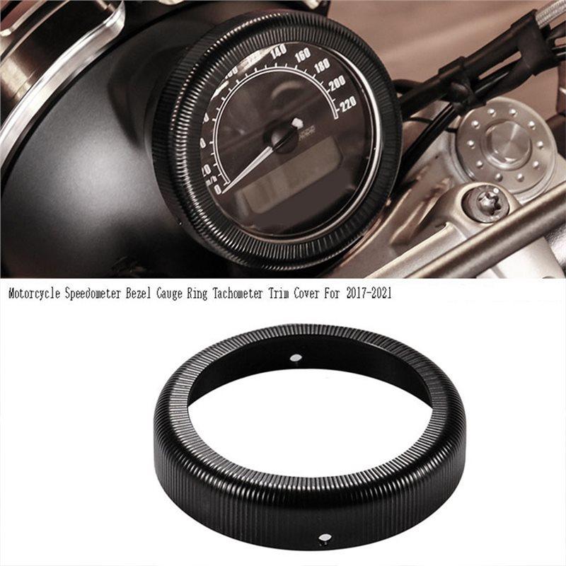 CNC Bezel Gauge Ring Tachometer Trim Cover Speedometer For BMW R Ninet Pure Scrambler Urban 2017-21 Motorcycles Black