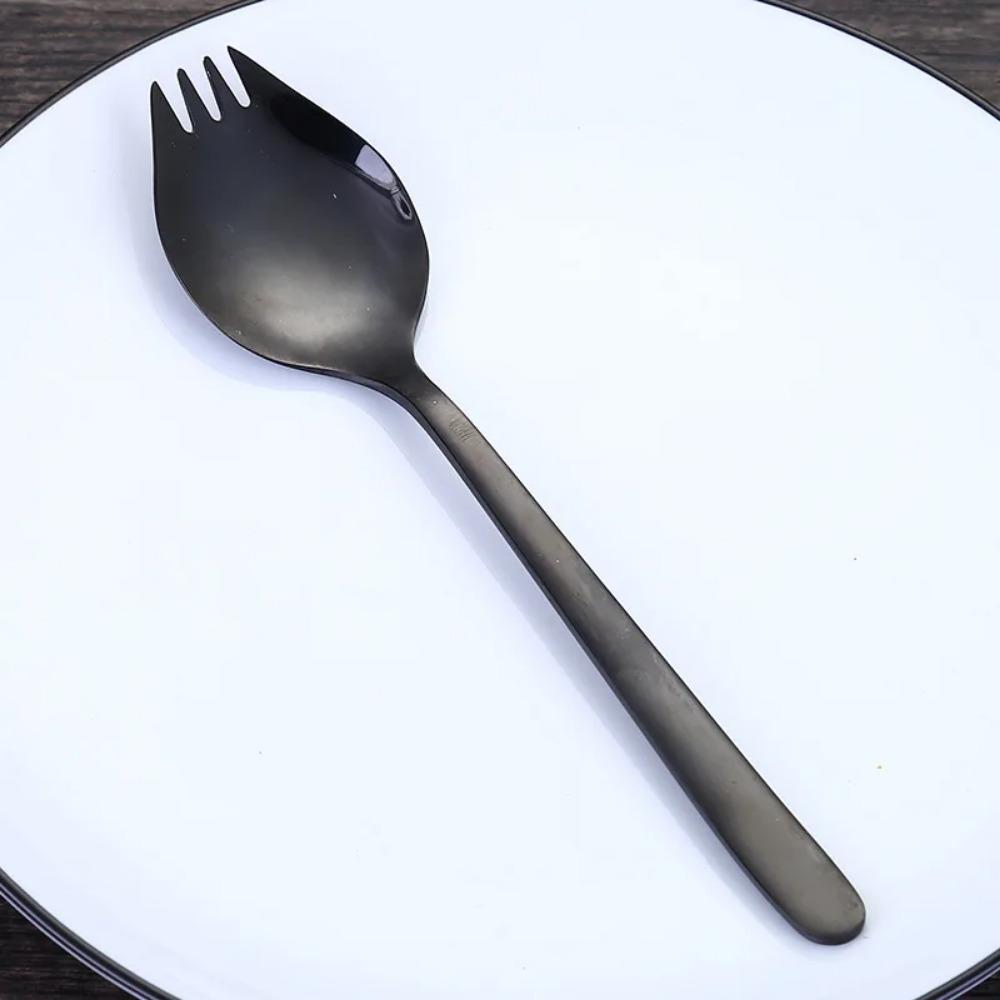 Набор ложек для салата из нержавеющей стали 304, ложка, вилка, ложка, подарок, вилка для фруктов, суповая ложка, вилка для западной кухни, ложка, детская ложка