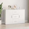 vidaXL Sideboard Weiß 91x29,5x65 cm Holzwerkstoff