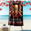 Name Custom Megadeth Print Beach Towel, Large Soft Quick Dry Towel for Beach Camping Swimming