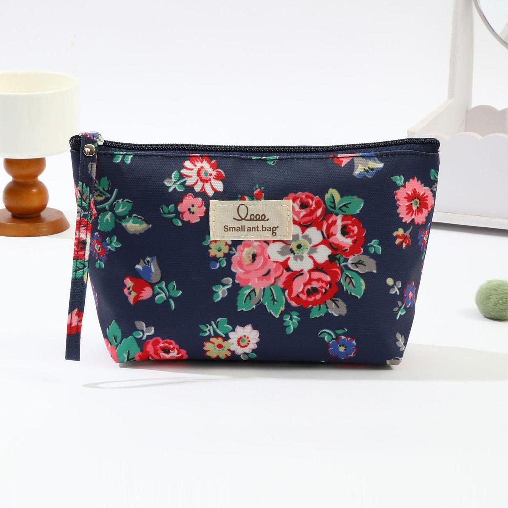 Водонепроницаемая дорожная сумка для макияжа и туалетных принадлежностей с принтом и молнией для женщин