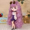 Наряды для ICY DBS Blyth Doll Rock Bunny Idol, платье с очками, модный костюм 1/6 BJD Ob24, косплей, аниме для девочек