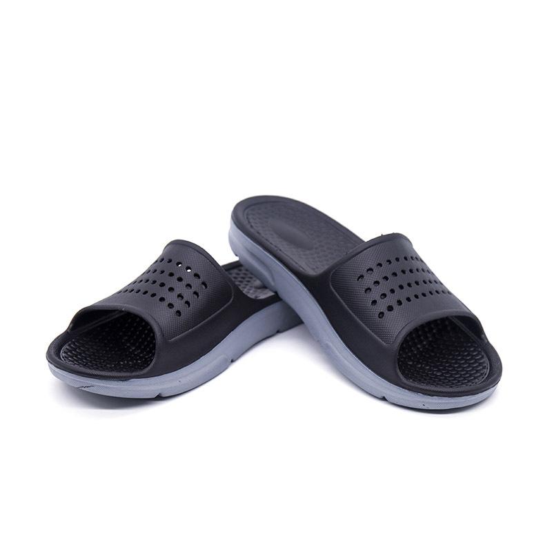 2024 Нескользящие тапочки с защитой от протеканий, размер плюс 49 50, мужские тапочки для ванной, домашние тапочки, пляжные, легкие, удобные, с мягкой подошвой