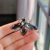 Creative Cute Honey Bee Brooch Fashion Rhinestone Women Vintage Enamel Animal Brooch