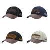 Denim American Retro Baseball Caps Cotton Peaked Cap Simple Tattered Jeans Sun Hat  Men