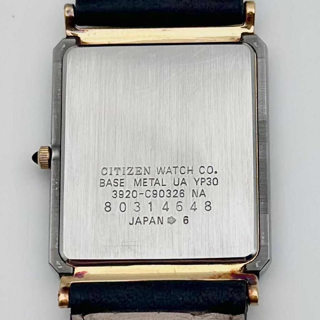 Б/у Рабочие Квадратные Кварцевые Часы CITIZEN EXCEED Комби