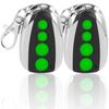 2PCS M12 Remote Control 4-Button for Automatic Swing Sliding Gate Opener Wireless Transmitter Key Fobs Security Gate Controller