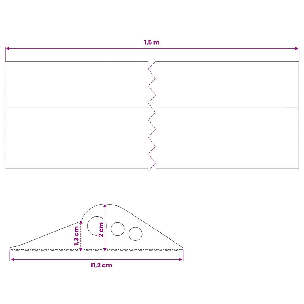Garage Floor Seal 112 x 20 mm 1.5 m EPDM Rubber
