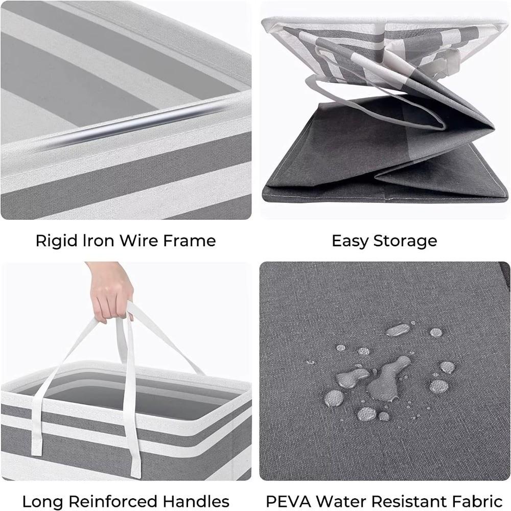 Foldable Waterproof Laundry Basket Simple Style Large Capacity Basket Laundry Basket Household Use