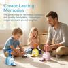 2026 New Children's Balloon Car, Animal Balloon Launcher Toy Set, Balloon Car Toy Pump Set with 2 Cars, 2-in-1 Races on Ground & Flies in Air, Stem