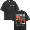 Twenty One Pilots Женская Мужская Стиранная Оверсайз Футболка Streetwear Harajuku Хлопковая Футболка Группа Женский Мужской Летняя Футболка с Коротким Рукавом