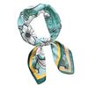 New Chinese style flower 71 square scarf women's spring and autumn summer matching shirt neck protection scarf thin sunscreen silk scarf