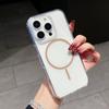 Transparent Magnetic Snap-on Case IPhone 16 Pro Max Shockproof PC Bumper With Precise Cutouts