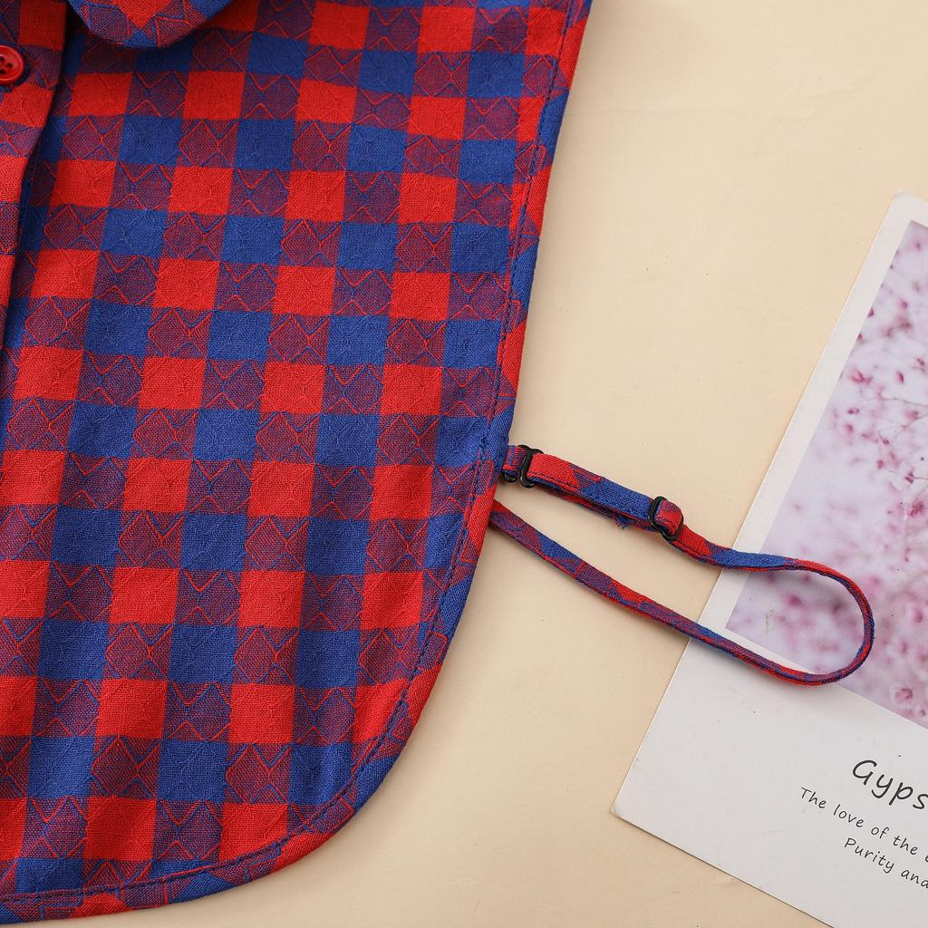 New Style Sweater Decorative Plaid Fake Collars—versatile Shirt Collars for Women