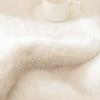 Winter Thick Sofa Towel Modern Fluffy Non-slip Plush Rabbit Wool Sofa Sitting Cushion Cover Slipcover Cushion Pad Towel