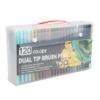 120 Colors Double Head Fine Tip Markers 0.4mm Fine Tip Marker Pens with Transparent Box for Adult