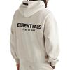 Fear of God Essentials FW22 Однотонная толстовка с принтом логотипа Мужские худи Светло-овсяный FOG-FW22-1125