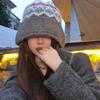Warm Handmade Woolen Hat Autumn Winter Wool Knitted Hat Fashion Knitted Bucket Hat  Women