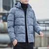 Зимнее мужское стеганое пальто, толстое свободное трендовое стеганое пальто большого размера, мужское стеганое пальто с капюшоном, большая стеганая куртка, зимнее водонепроницаемое пальто