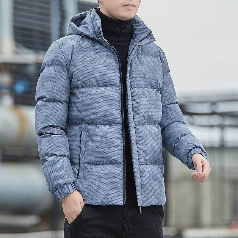 Зимнее мужское стеганое пальто, толстое свободное трендовое стеганое пальто большого размера, мужское стеганое пальто с капюшоном, большая стеганая куртка, зимнее водонепроницаемое пальто