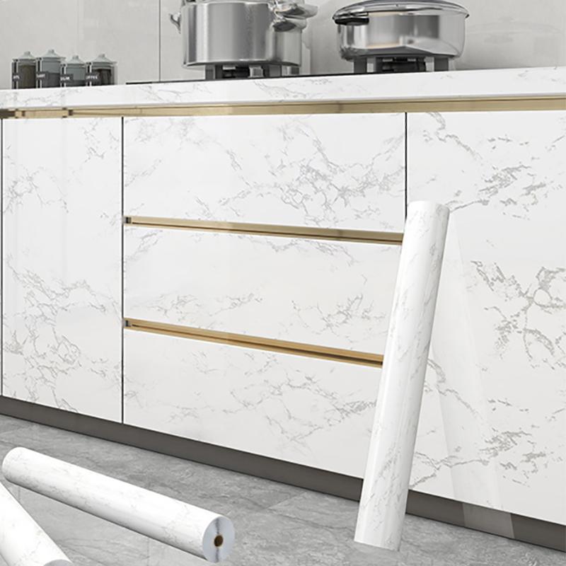 Самоклеящаяся ПВХ-пленка для шкафа, водонепроницаемое покрытие для кухонного шкафа, съемное защитное покрытие для ремонта дверцы шкафа