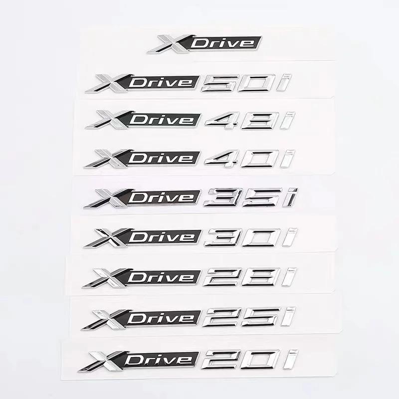 3D Новый Xdrive 20d 30d 35d 40d 50d 20i 25i 30i Автомобильный Значок на Крыло Наклейка на Багажник Для BMW X1 X3 X4 X5 X6 X7 Логотип Аксессуары