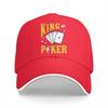 Стильная унисекс бейсболка King of Poker, Тракер, Snapback, Кепка папы, Шляпы для покера и гольфа