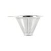 Stainless Steel Coffee Filter Over Portable Reusable Small And Light Compact Cone Dripper Hot Water Durable New