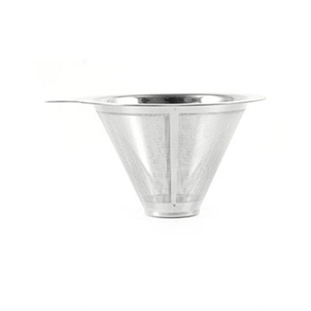 Stainless Steel Coffee Filter Over Portable Reusable Small And Light Compact Cone Dripper Hot Water Durable New