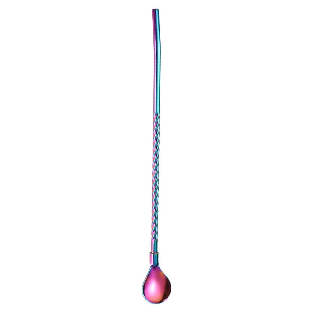 304 Stainless Steel Straw Spoon Stirring Straw Stirring Straw