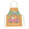 Car Pattern Painting Apron Vehicle Theme Cleaning Clothes New Children's Apron  Home Use