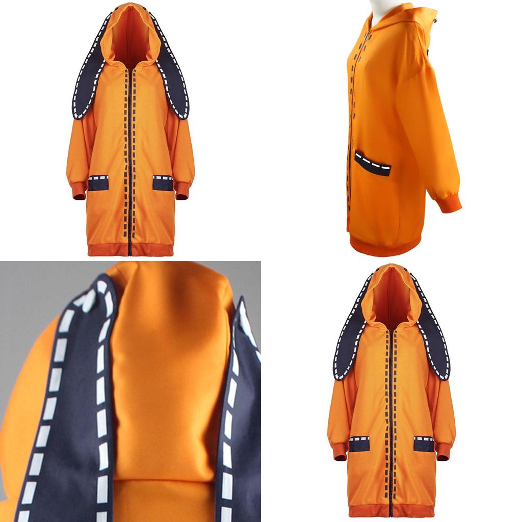 Костюм для косплея Kakegurui Runa Yomozuki Стильное худи-пальто для поклонников аниме