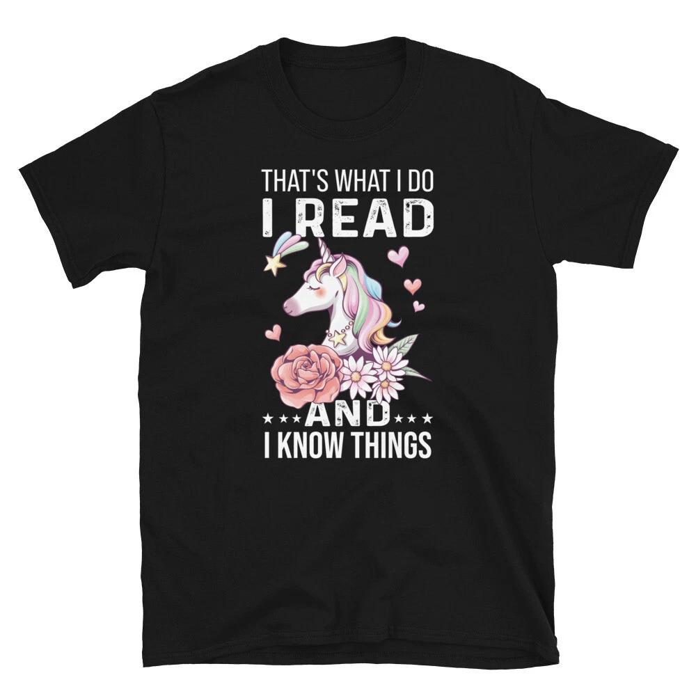 I Read Unicorn Pretty Cute Fantasy Gift T-Shirt