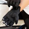 Retro Harley Style Motorcycle Gloves, All-Season Anti-Fall Breathable Touchscreen Windproof Biker Gloves