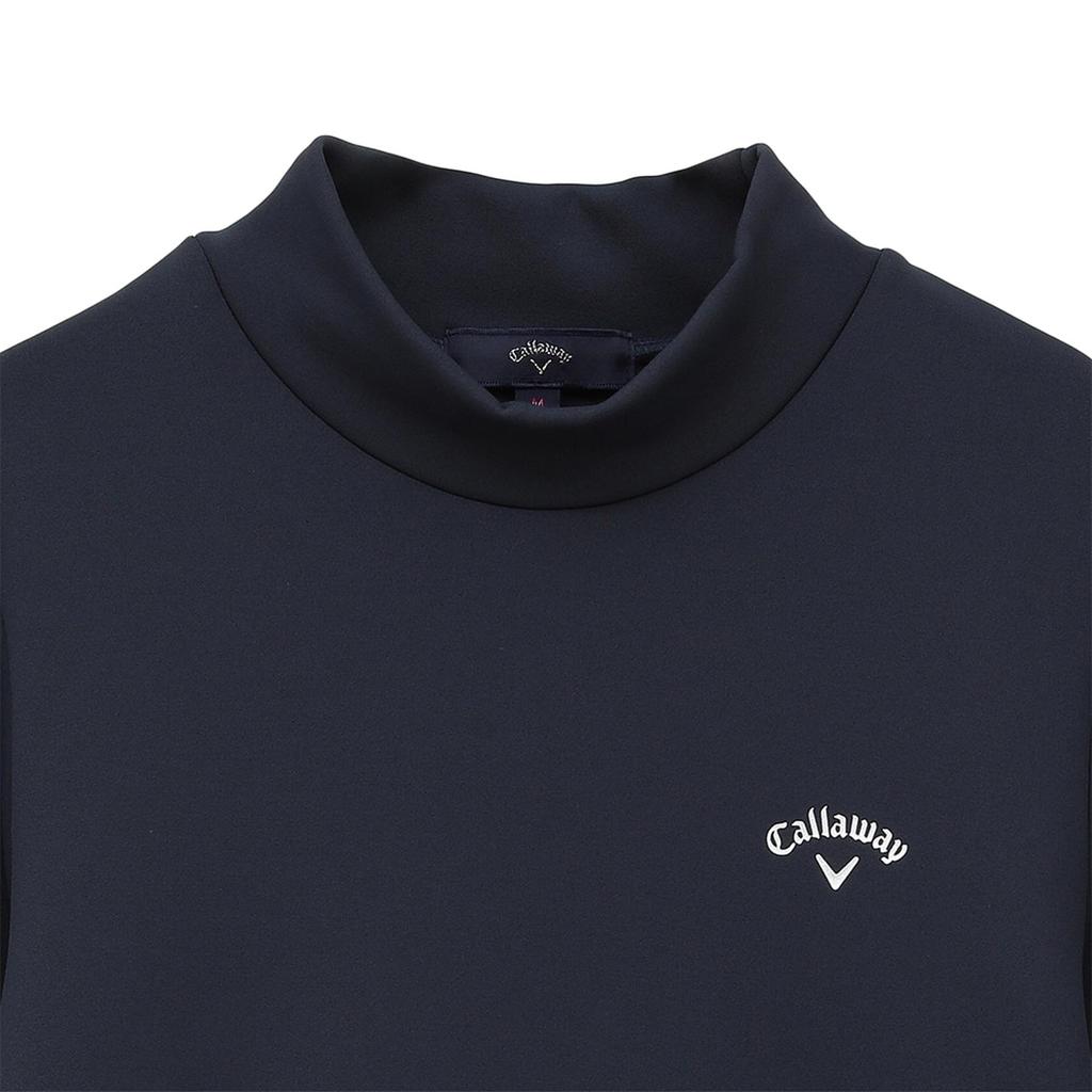 Callaway Long Sleeve Mock Neck Shirt Warm and Abrasion Golf Underwear C24233204 M Women's (Karuishi Resistant) / / 1120_Navy