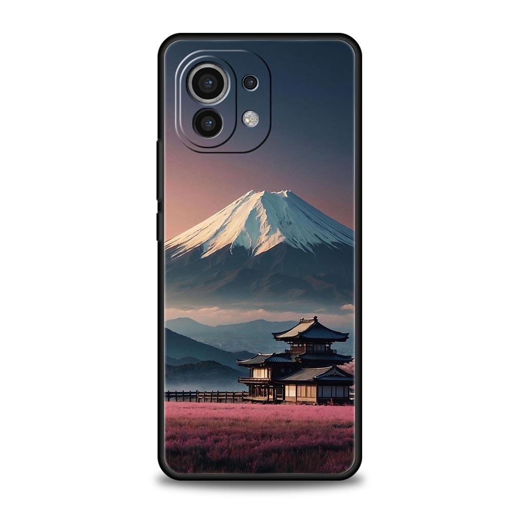 Чехол для телефона для Xiaomi Mi 15 14 14T 13T 12T Pro 12 13 11 Lite 5G 11T X6 X5 Pro Мягкий ТПУ чехол Японское аниме Пейзаж Искусство
